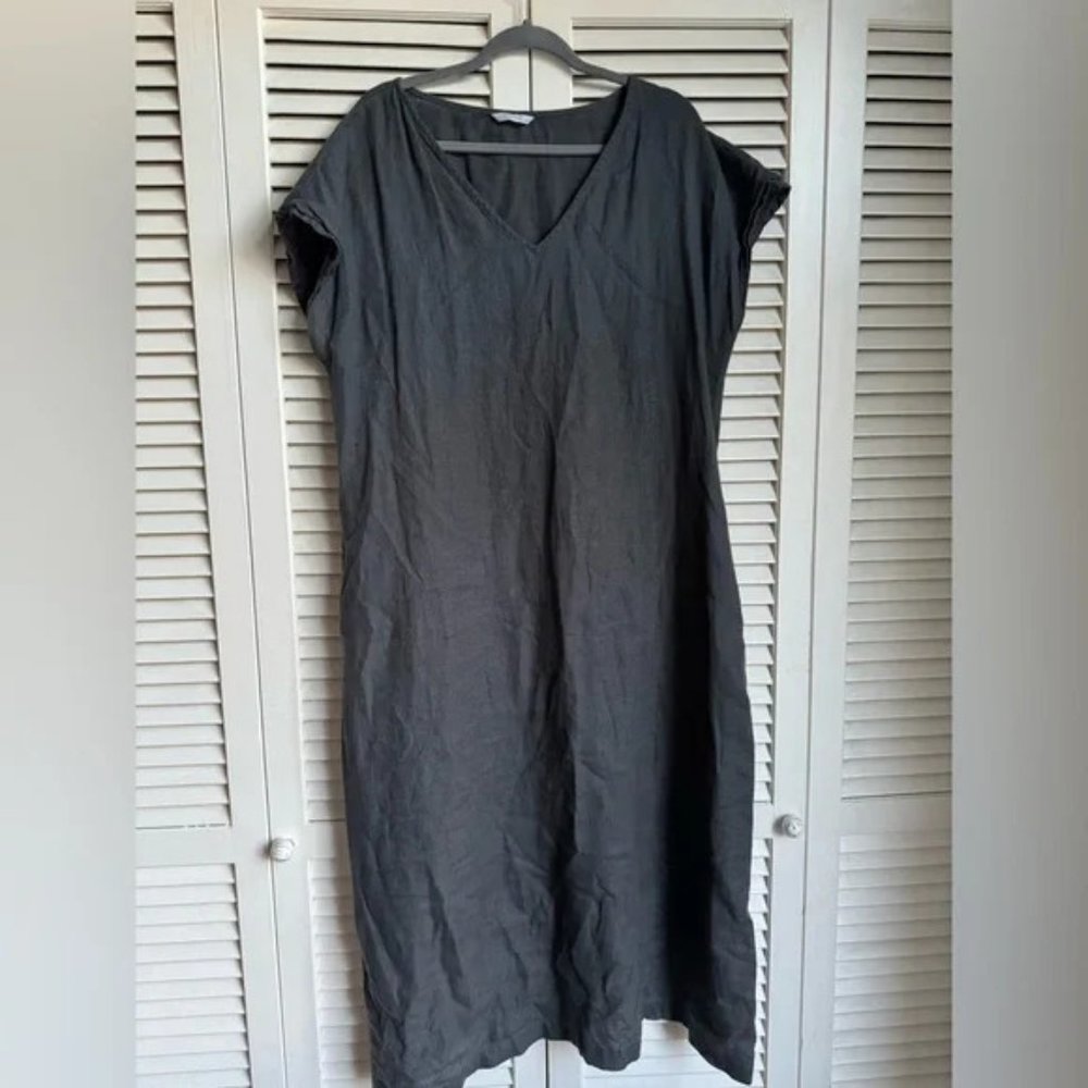 Linenfox Sunday Midi Linen Dress